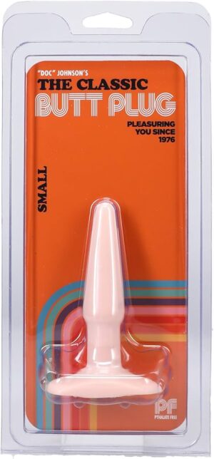 Doc Johnson Butt Plug Smooth Classic Small - White