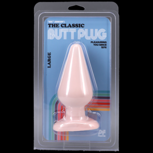 Doc Johnson Butt Plug Smooth Classic Large - White