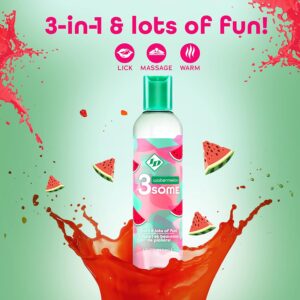 ID Lubricants 3Some 3-in-1 Flavored & Warming Lube – Watermelon