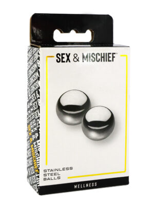Stainless Steel Ben Wa Balls - Kegal Balls for Women - S&M - Sex & Mischief