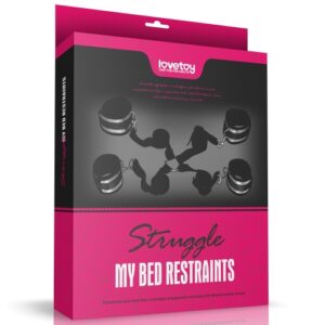 Struggle-My Bed Restraints- Handcuffs & Ankle Cuffs