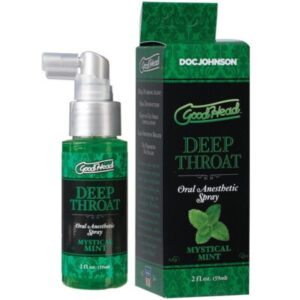 GoodHead Deep Throat Spray - Gentle Oral Anesthetic - Mint Flavored