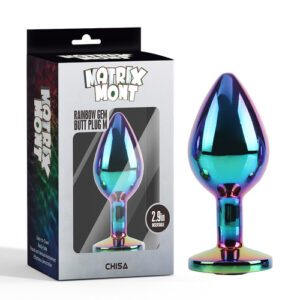 Rainbow Gem Butt Plug Medium - Matrix Mont