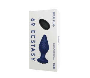 Spiral Plug - Wireless Vibrating Silicone Anal Plug - Prostate Toy