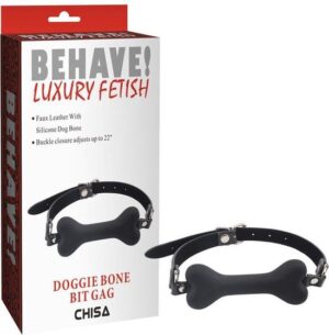 Doggie Bone Bit Gag-Behave! Luxury Fetish