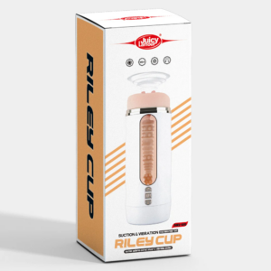 Riley Cup Suction & Vibration Masturbator - Realistic Sleeve + Hands-Free Action