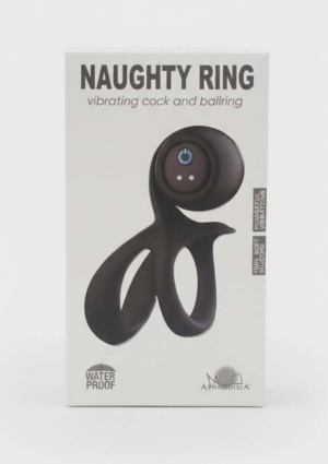 Naughty Ring Vibrating Cock & Ball Ring - Dual Pleasure Ring For Couples