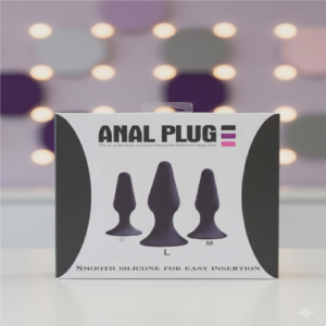 3-Piece Silicone Butt Plug Training Set - S/M/L with Suction Base
