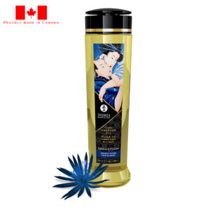 SHUNGA Erotic Massage Oil - Midnight Flower - 8 oz