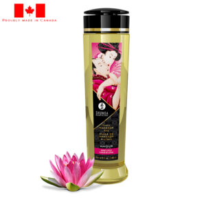 SHUNGA Erotic Massage Oil - Sweet Lotus - 8 oz