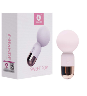 Sweet Pop Mini Silicone Wand Vibrator - S-Hande