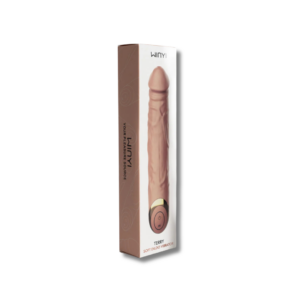 Terry - Realistic Dildo / Vibrator - Beige Color