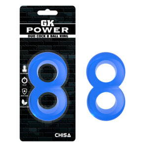 GK Power - Duo Cock 8 Ball Ring - Blue