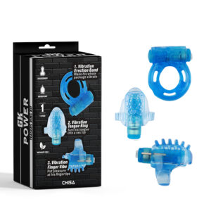 GK Power - Teasers Vibrating Cock Ring Kit - Chisa