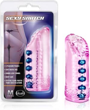 Blush Sexy Snatch Pocket Sized Stroker Male Masturbator – Pink