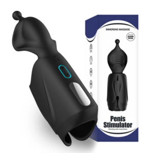 Immersive Silicone Vibrating Penis Stimulator - Stroker