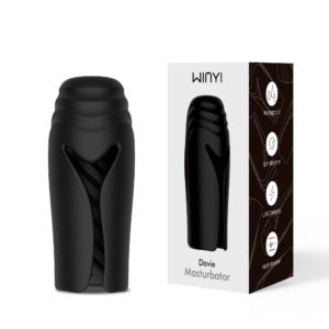 Davie Rechargeable Vibrating Masturbator - Waterproof Silicone Stroker - WINYI