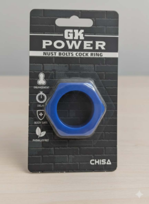 GK Power - Nust Bolts Cock Ring - Blue