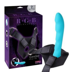 R.G.B Sex Harness – Cavelier Strap-On Set (Includes 7” Silicone Dildo)