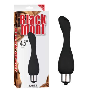 Vibrating Smootie Prostate Toy 4.5" - Black Mont