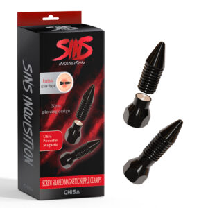 Screw Shaped Magnetic Nipple Clamps - Sins Inquisition