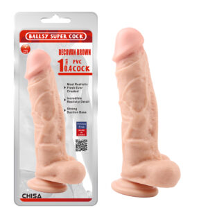 Decovan Brown 10.4"- King Sized Realistic Dildo
