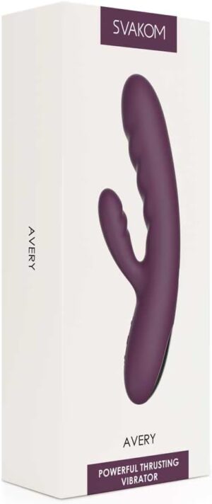 Avery - Thrusting Rabbit Vibrator - SVAKOM