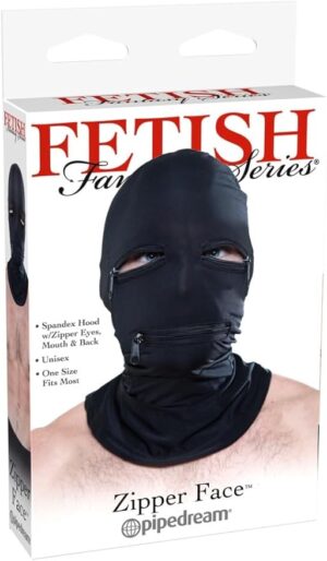 Fetish Fantasy Zipper Face Hood
