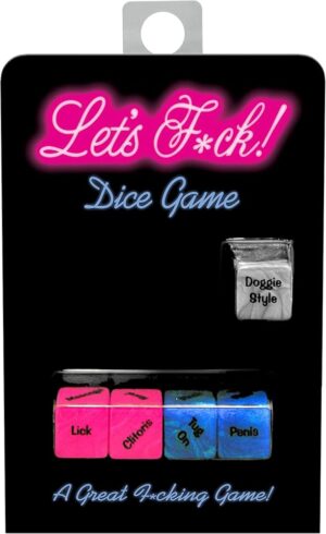 Let’s F*ck! Dice Game – Naughty Couples Dice