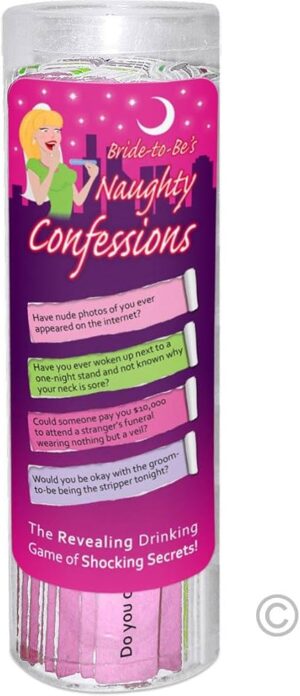 Bride-to-Be Naughty Confessions - Drinking Game