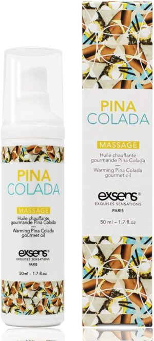 Exsens Gourmet Massage Oil – Warming Body Oil (50ml) - Pina Colada