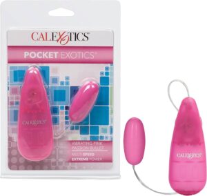 CalExotics Pocket Exotics Pink Passion Bullet – Multi-Speed Egg Vibrator
