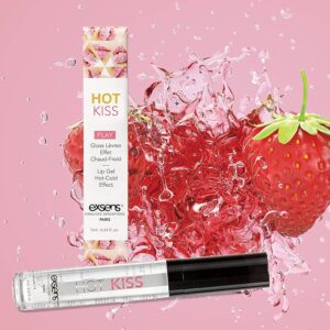 Exsens Play Hot Kiss Lip Gel Hot & Cold Effect – Strawberry Flavored