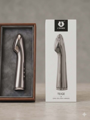 Teige - Steel Curved Vibrator - S-Hande