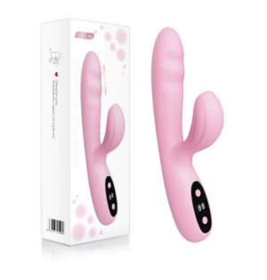 Deformed Rabbit Vibrator - YEAIN - Rechargeable Thrusting & Suction Vibrator