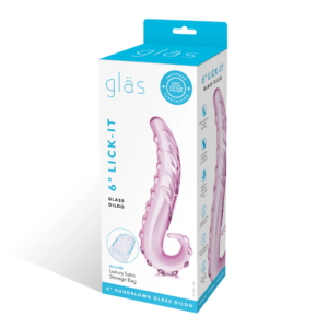 GLAS Lick It - 6" Handblown Glass Tentacle Dildo