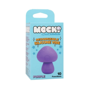 Mochi Rechargeable Silicone Mushroom Vibrator – Purple