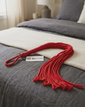 Red Rope Flogger- S&M - Sex & Mischief