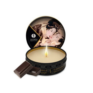 Shunga Mini Massage Candle -  Intoxicating Chocolate Scented