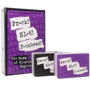 Pr*ck! Sl*t! F*ckhead! - The Game of Blurting Expletives - Adult Party Game