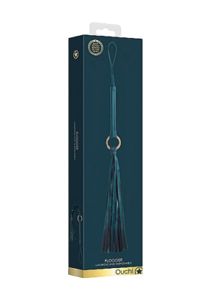 Ouch! Luxurious Halo Flogger - Green