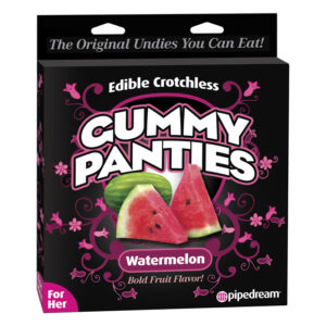 Edible Crotchless Gummy Panties -Watermelon Flavored