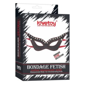 Bondage Fetish - Studded Bondage Cat Eye Mask