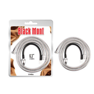 6.3" Anal Deep Shower Enema System - Black Mont