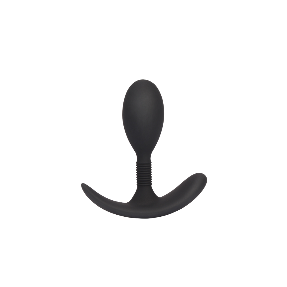 2.8" Anal Play Plug (Small) - Silicone Butt Plug - Black Mont - Image 2