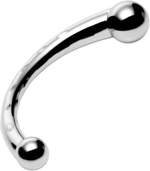 The Key - Curvy Dual-Ended Steel G-Spot Dildo