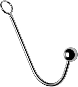Stainless Steel Anal Hook - Smooth Curved Design