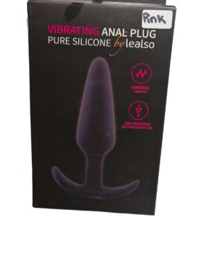 Vibrating Anal Plug - Pink - Lealso