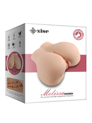 Xise Melissa - Realistic Dual Entry Vagina & Ass Male Masturbator - Sex Doll Stroker