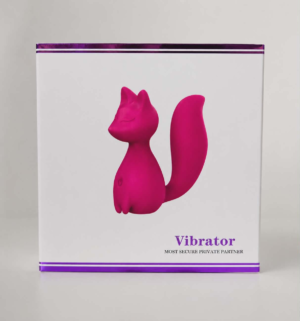 Elliot the Fox - Silicone Vibrator - 10 Modes, Curved Tail Design
